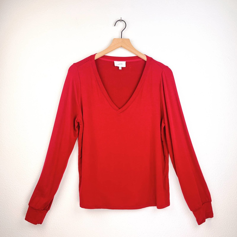 Soma Weekend Soft Lounge V-neck Top, M